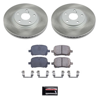 PowerStop® - Semi Coated Front Disc Brake Kit