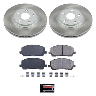 PowerStop® - Semi Coated Front Disc Brake Kit