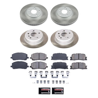 PowerStop® - Semi Coated Front and Rear Disc Brake Kit