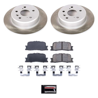 PowerStop® - Semi Coated Rear Disc Brake Kit