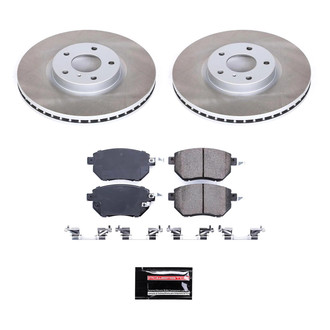 PowerStop® - Semi Coated Front Disc Brake Kit