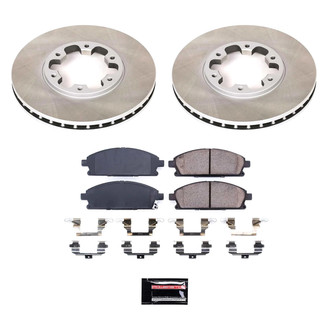 PowerStop® - Semi Coated Front Disc Brake Kit