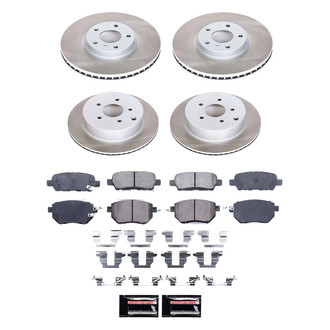 PowerStop® - Semi Coated Front and Rear Disc Brake Kit
