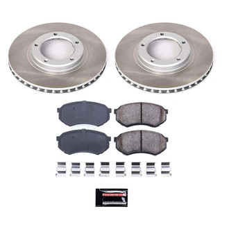PowerStop® - Semi Coated Front Disc Brake Kit
