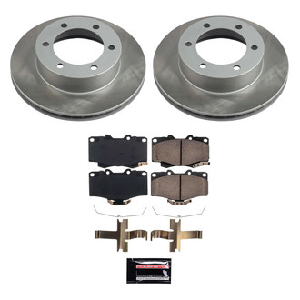 PowerStop® - Semi Coated Front Disc Brake Kit