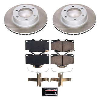 PowerStop® - Semi Coated Front Disc Brake Kit