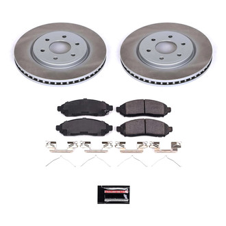 PowerStop® - Semi Coated Front Disc Brake Kit