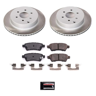 PowerStop® - Semi Coated Rear Disc Brake Kit