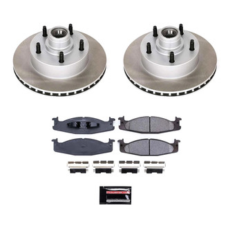 PowerStop® - Semi Coated Front Disc Brake Kit