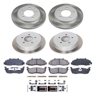 PowerStop® - Semi Coated Disc Brake Kit