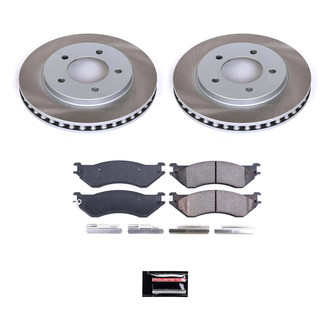 PowerStop® - Semi Coated Front Disc Brake Kit