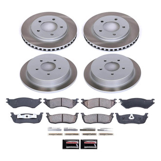 PowerStop® - Semi Coated Front and Rear Disc Brake Kit