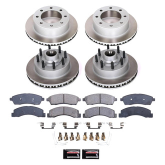 PowerStop® - Semi Coated Front and Rear Disc Brake Kit