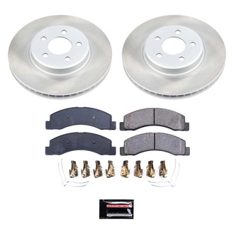 PowerStop® - Semi Coated Front Disc Brake Kit