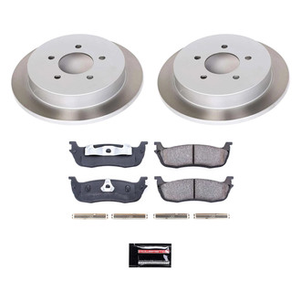 PowerStop® - Semi Coated Rear Disc Brake Kit