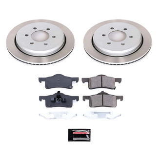 PowerStop® - Semi Coated Rear Disc Brake Kit