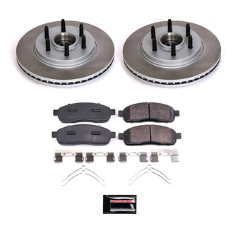PowerStop® - Semi Coated Front Disc Brake Kit