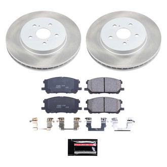 PowerStop® - Semi Coated Front Disc Brake Kit