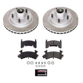 PowerStop® - Semi Coated Front Disc Brake Kit