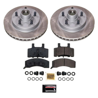 PowerStop® - Semi Coated Front Disc Brake Kit