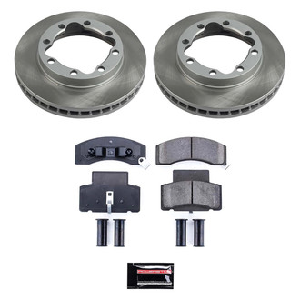 PowerStop® SC1992 - Semi Coated Front Disc Brake Kit