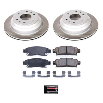 PowerStop® - Semi Coated Rear Disc Brake Kit