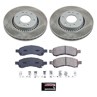 PowerStop® - Semi Coated Front Disc Brake Kit
