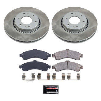 PowerStop® - Semi Coated Front Disc Brake Kit