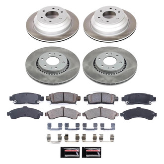 PowerStop® - Semi Coated Front and Rear Disc Brake Kit