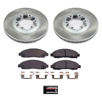 PowerStop® - Semi Coated Front Disc Brake Kit