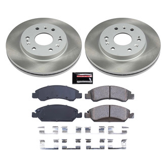 PowerStop® - Semi Coated Front Disc Brake Kit