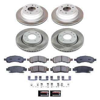 PowerStop® - Semi Coated Front and Rear Disc Brake Kit
