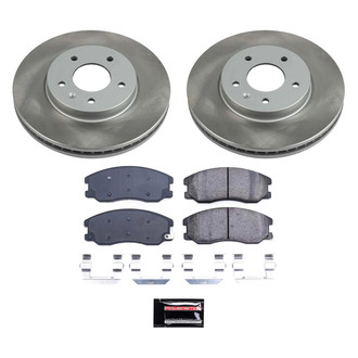PowerStop® - Semi Coated Front Disc Brake Kit