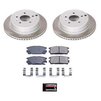 PowerStop® - Semi Coated Rear Disc Brake Kit