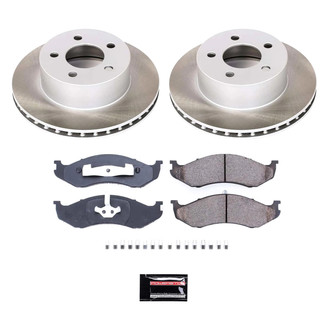 PowerStop® - Semi Coated Front Disc Brake Kit