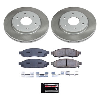 PowerStop® - Semi Coated Front Disc Brake Kit