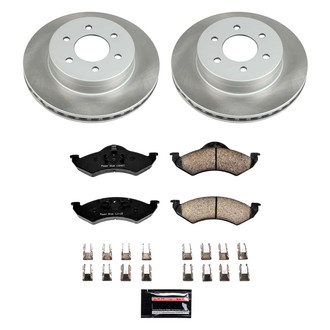 PowerStop® - Semi Coated Front Disc Brake Kit