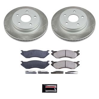 PowerStop® - Semi Coated Front Disc Brake Kit