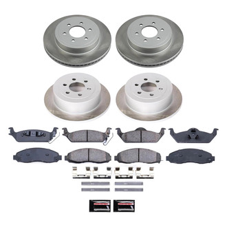 PowerStop® - Semi Coated Front and Rear Disc Brake Kit