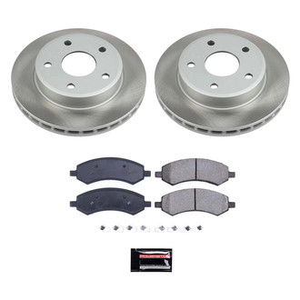 PowerStop® - Semi Coated Front Disc Brake Kit