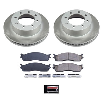 PowerStop® - Semi Coated Front Disc Brake Kit