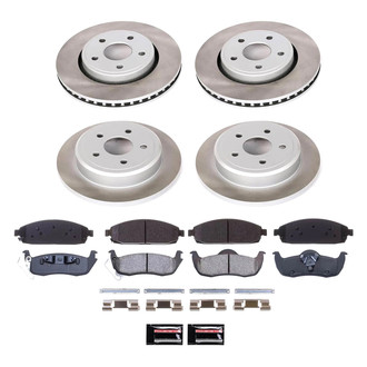 PowerStop® - Semi Coated Disc Brake Kit