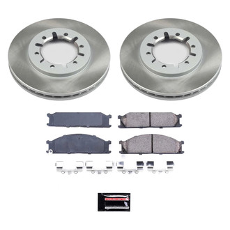 PowerStop® SC2278 - Semi Coated Front Disc Brake Kit
