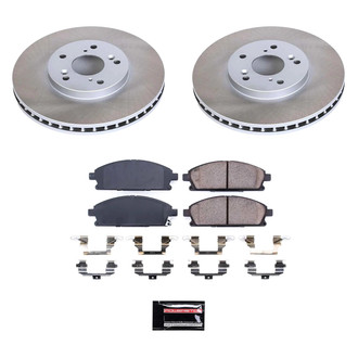 PowerStop® - Semi Coated Front Disc Brake Kit