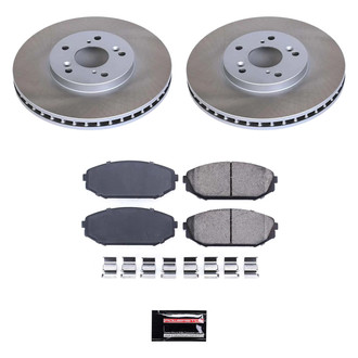 PowerStop® - Semi Coated Front Disc Brake Kit
