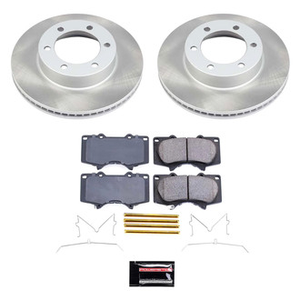 PowerStop® - Semi Coated Front Disc Brake Kit