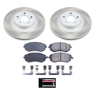 PowerStop® - Semi Coated Front Disc Brake Kit