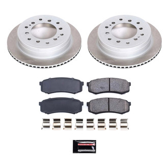 PowerStop® - Semi Coated Rear Disc Brake Kit