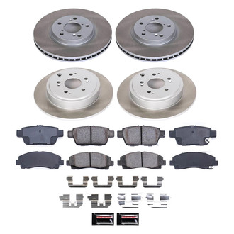PowerStop® - Semi Coated Front and Rear Disc Brake Kit