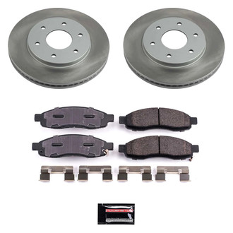 PowerStop® - Semi Coated Front Disc Brake Kit